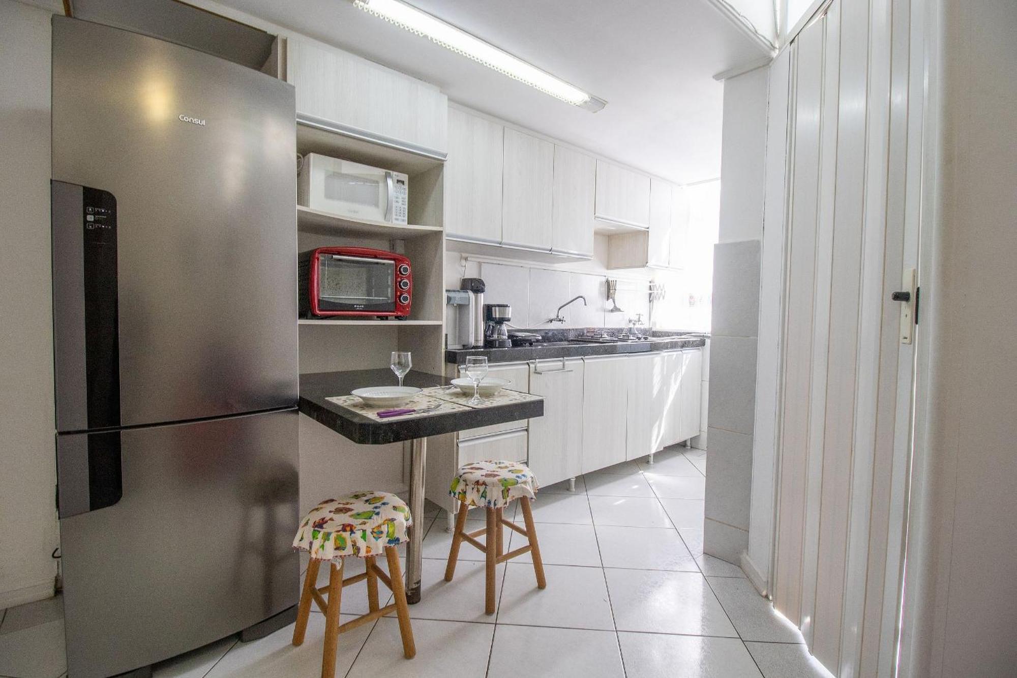 Was36 - 1dorm Climatizado, Calcadao, Tv's Smart Apartamento